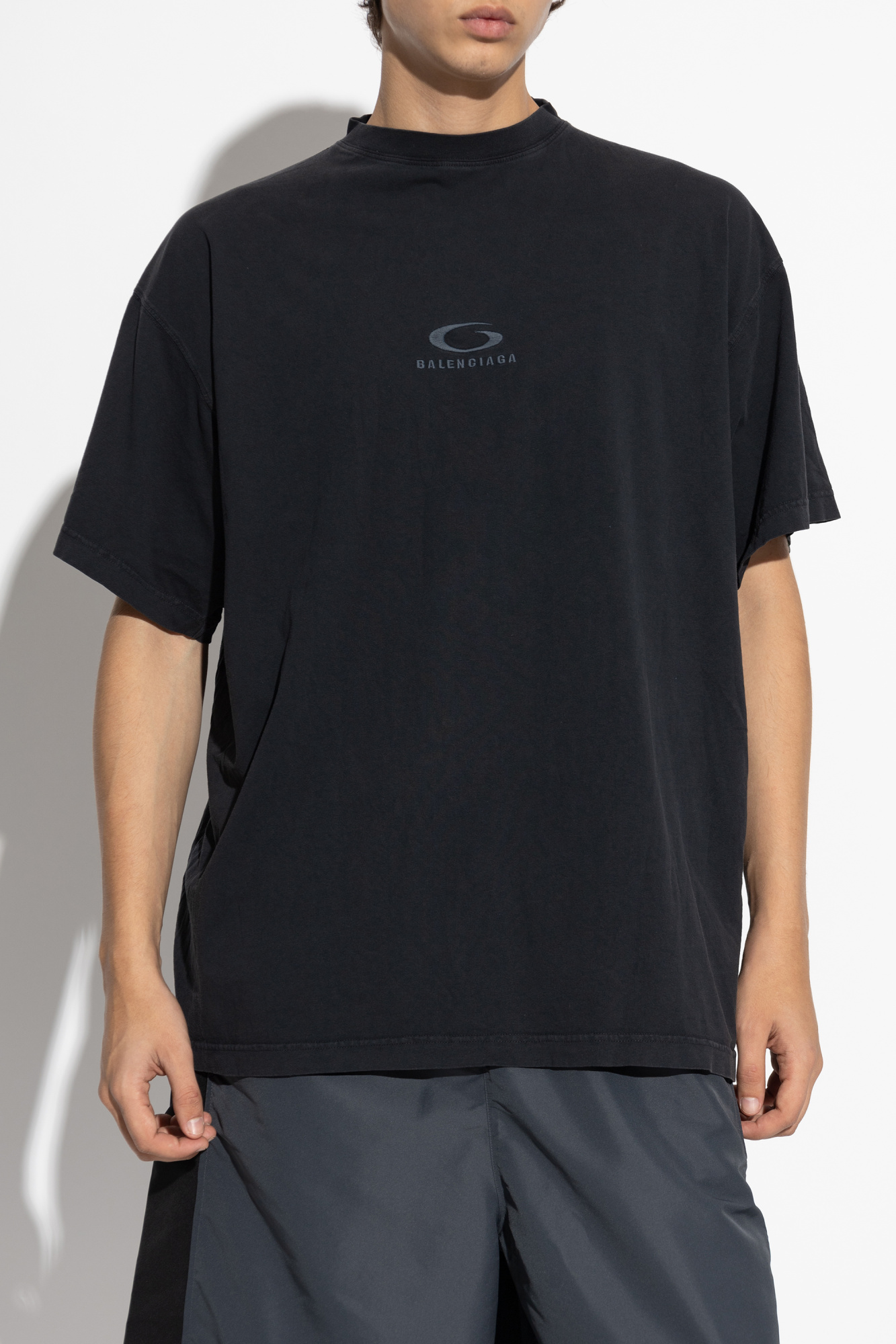 Black T-shirt with logo Balenciaga - Vitkac Canada